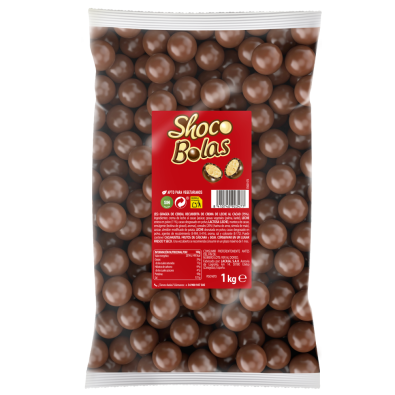 shoco bolas de chocolate con leche de lacasa bolsa 1kg
